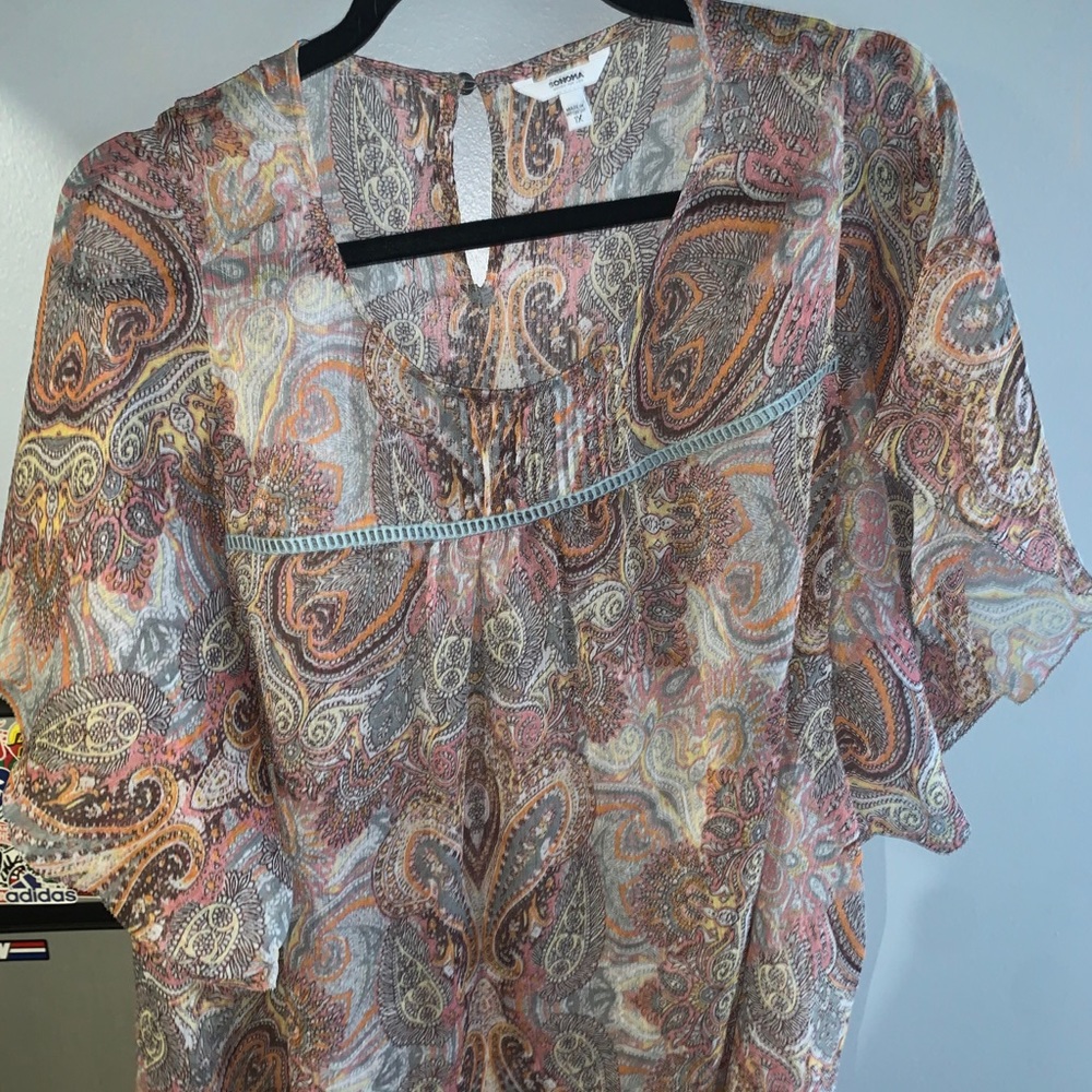 SONOMA multi color shirt/top